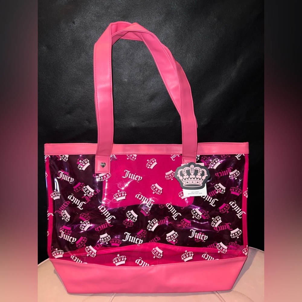 Juicy Couture Pink Beach Tote Bag